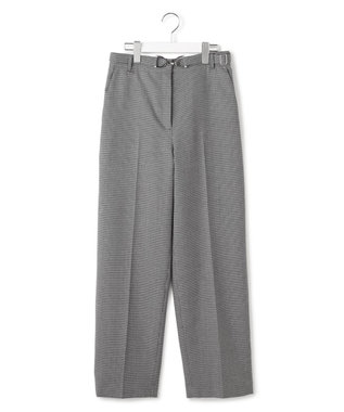 ICB 【30th ANNIVERSARY】ウールガンクラブチェック テーパードパンツ モノトーンチェック