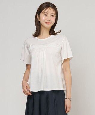 J.PRESS LADIES S 【一枚で着映え】ツイスティロ クルーネック カットソー