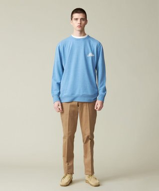 J.PRESS MEN インレージャージー ロゴトレーナー サックスブルー系