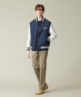 J.PRESS MEN インレージャージー ロゴトレーナー ネイビー系