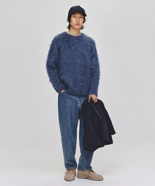 UNFILO MENS 【OCEANS YouTube 掲載】【UNFILO DENIM】 ワイドテーパード ブルー