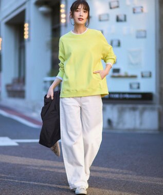 23区 L 【「アイスの実」とおそろいカラーあり】カラー スウェット 「アイスの実」とおそろいカラー マスカット色