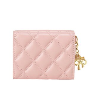Maison de FLEUR リボンチャームキルティングプチウォレット Pink