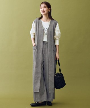 ANY ロゴロングスリーブTシャツ アイボリー