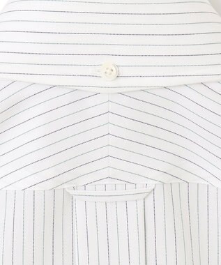 J.PRESS MEN 【EXTRA COMFORT / 形態安定・ストレッチ・抗菌防臭・速乾】ピンオックス オルタネートストライプ 半袖シャツ/B.D. グリーン系1