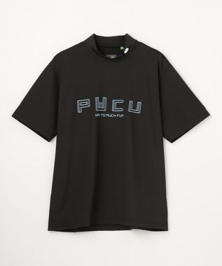PW CIRCULUS 最新作！【MEN】 PIXEL GRAPHIC モックネックT ゴルフ