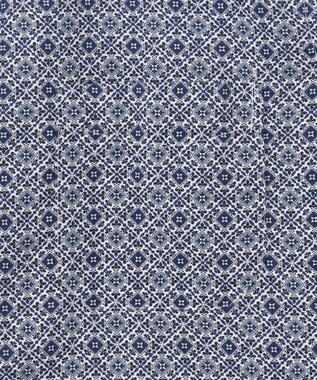 JOSEPH ABBOUD 【キングサイズ・サスティナブル】リヨセルリネンプリント シャツ サックスブルー系5