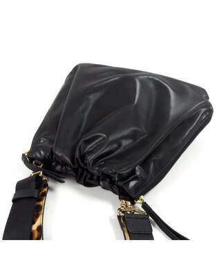 PELLE BORSA ミドルサイズショルダー W Face 4658 チアーズ ブラック