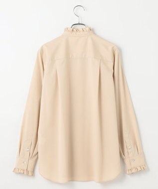 #Newans フリルカラーノーブルブラウス ベージュ