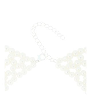 Green Parks ・ＨＡＬＦ　ＴＩＭＥ　パールカラーネックレスＣ White