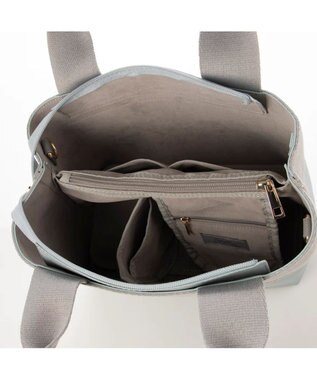 UNBILLION cachecache テープディテール2wayパーテーショントート サックスブルー