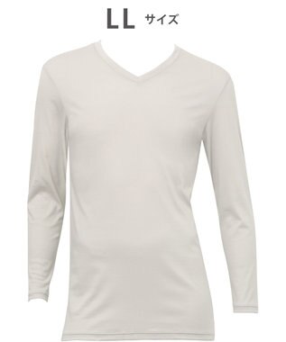 WACOAL MEN WACOAL MEN あったかインナー Vネック 8分袖 綿100％ 保温性 やわらかさが続く 静電気が起こりにくい 毛玉になりにくい 後裾長め設計 インナー WL6103 /ワコールメン