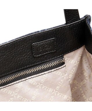 IBIZA バケーロ　ロゴデニム　セミショルダーバッグ 紺