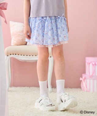 ANY KIDS 【ディズニー/マリー】チェック柄 総柄スカパン