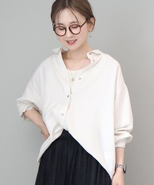 AMERICAN HOLIC イージーケアバックタックシャツ Ivory