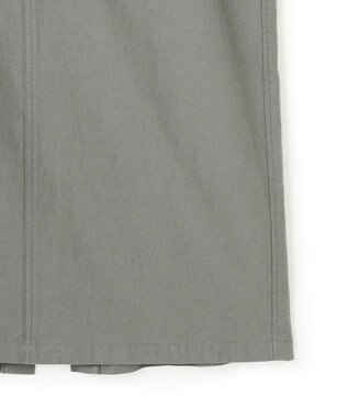 23区 L 【先行予約】スラブツイルストレッチ Iライン スカート カーキ