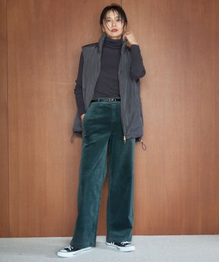 23区 S 【洗える】スムージーコットン シアーリブ ニット グレー系