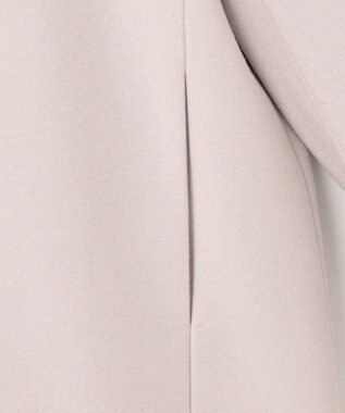 組曲 L 【2WAY】ウールモッサ ショートコート アイスグレー系