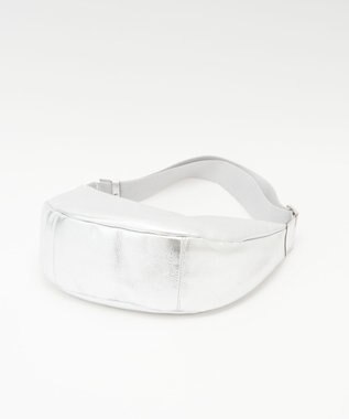 russet ソフトレザーラウンドショルダーバッグ【シルバー】(CE-1470-WEB) Silver