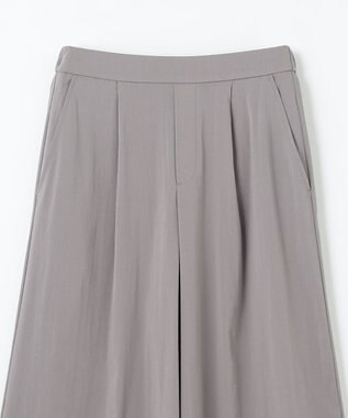 ANY 【UVケア/接触冷感/洗濯機可/ウエストゴム】清涼リラックスクロップドパンツ グレー