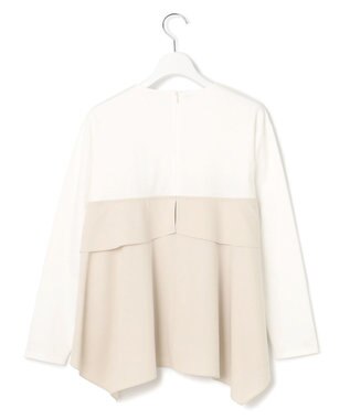 23区 【洗える】ライトクロスビスチェコンビ ジャージー カットソー ベージュ系