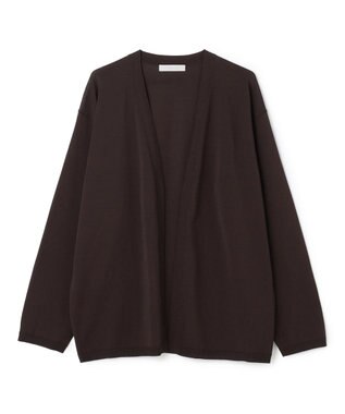 UNFILO MENS アラエルエアリーシアーカーデ ブラウン