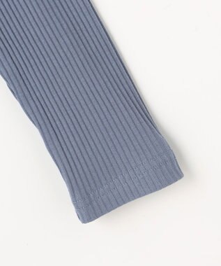 組曲 KIDS 【150-160㎝】セーラーカラー リブトップス サックスブルー