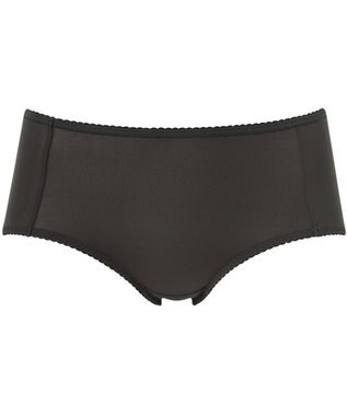 Wing ジュニアショーツ おしりにくいこみにくい ズレ上がりにくい(裾) さらっと快適 【non!PKパンツ】 はきこみ丈あさめ RB2533とペア RJ3533 ウイング／ワコール ブラック