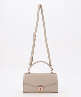 ANY SIS 【2WAY】トップハンドルショルダー バッグ グレージュ