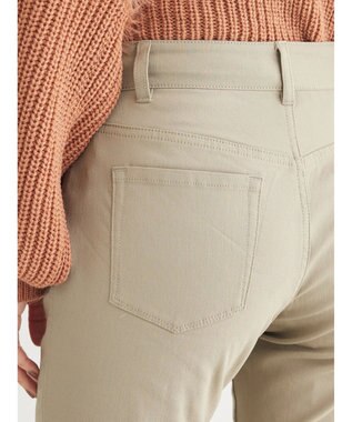 Green Parks 裏起毛ストレッチスキニーパンツ Gray Beige