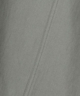 23区 L 【先行予約】スラブツイルストレッチ Iライン スカート カーキ