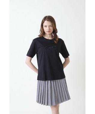 DAKS ロゴ スパンコール Tシャツ