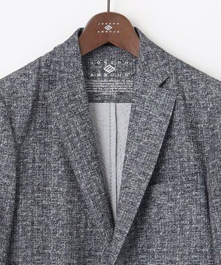 JOSEPH ABBOUD 【イージーケア・多機能】人気 ライトウェーブ ジャケット グレー系