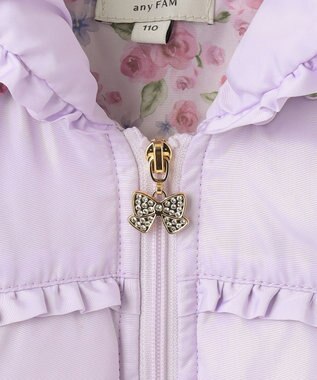 ANY KIDS 【洗濯機OK】中綿プリンセスコート ラベンダー