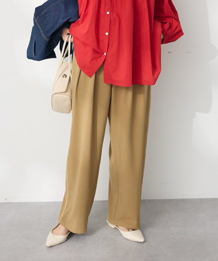 CRAFT STANDARD BOUTIQUE 配色パイピングパンツ Beige