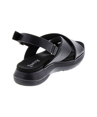 AcureZ オトナのスポサン クロスベルトデザイン「軽×ラクサンダル」 ブラック