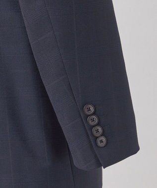 GOTAIRIKU オールシーズン対応【山栄毛織】 RETRO TECH スーツ ネイビー系4