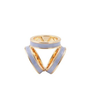 MOONBAT Luna Luce(ルナルーチェ)スカーフリング パール調 3Ring お手持ちのスカーフを通すだけ ギフト ペールスカイ