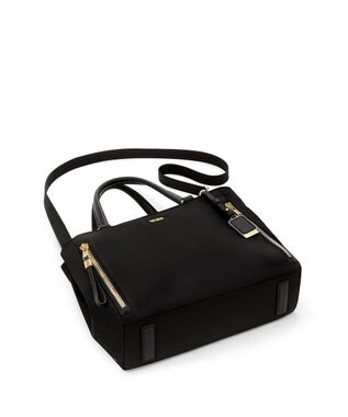 TUMI トートバッグ レディス  VOYAGEUR 「ヴァレッタ」ミディアム・トート BLACK/GOLD