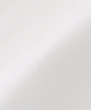 23区 L 【洗える】CANCLINI ポケット付き パールボタン シャツブラウス ホワイト系