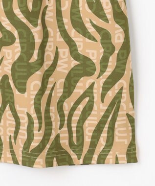 PW CIRCULUS 【UV遮蔽率99.5%  UVカット/速乾/ストレッチ】【MEN】ストライプカモフラ モックT ゴルフ カーキ系5