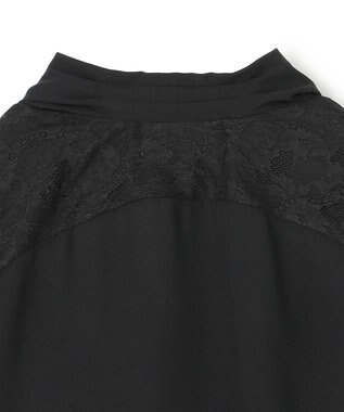 BEIGE， OLIVE / カシュクールフレンチスリーブブラウス Black