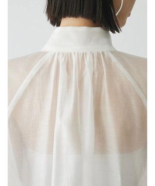 Green Parks AnriettMusee シアーボウタイブラウス Off White