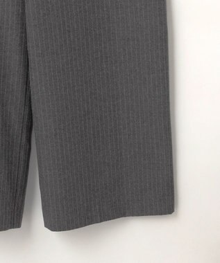 ANY SIS L 【洗える】起毛ストライプ ロンパース グレーストライプ