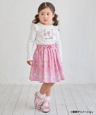 ANY KIDS 【も～っと！おジャ魔女どれみ×any FAM】パティシエスカート ピンク