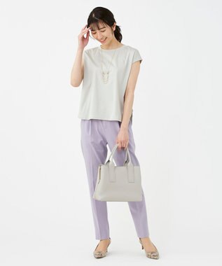 KASHIYAMA 【抗菌消臭】クレンゼ フレンチTeeシャツ アイスグレー