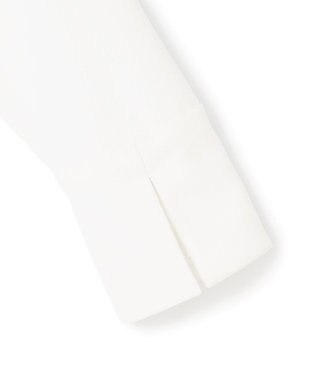 ICB L 【WEB限定カラーあり】マラボーテＷジョーゼット ボウタイ付きシャツカラートップス オフホワイト×レース襟［WEB限定］