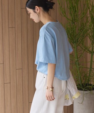 AMERICAN HOLIC ガーメントダイ加工無地Ｔシャツ Blue