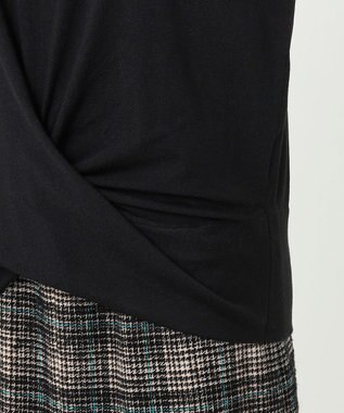 23区 S 【R(アール)】ツイストデザイン ニット ブラック系