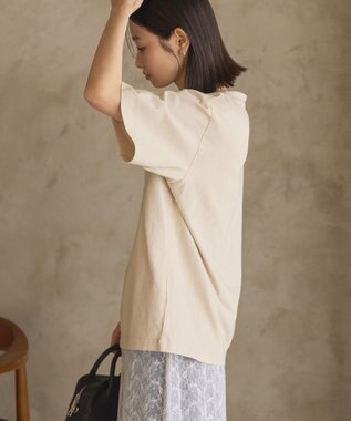 AMERICAN HOLIC ガーメントダイ加工無地Ｔシャツ Beige